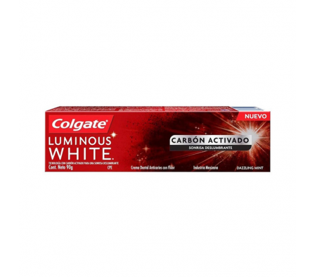 CREMA DENTAL COLGATE LUM.WHITE CHARCOAL 90gr