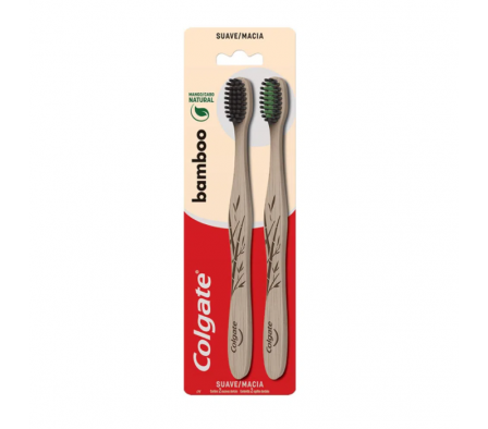 CEPILLO DENTAL COLGATE BAMBOO FHS 2P