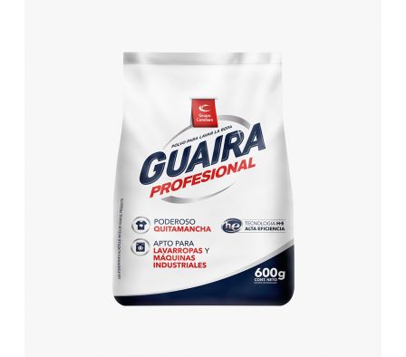 JABON POLVO GUAIRA PROFESIONAL 600gr
