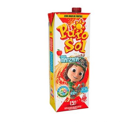 JUGO PURO SOL MANZANA 1,5Lt