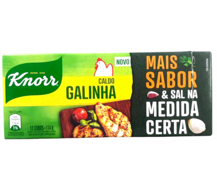 CALDO KNORR GALLINA CARTON 12 UNI X 114gr