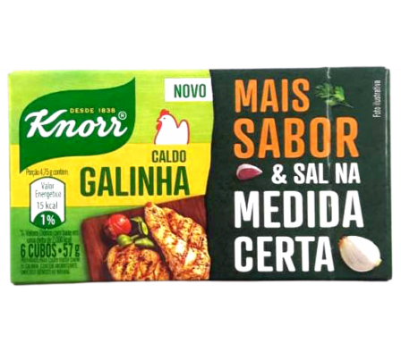 CALDO KNORR GALLINA CARTON 6 CUBOS X  57gr