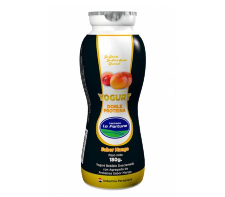 YOGHURT DOBLE PROTEINA MANGO 180GR LA FORT