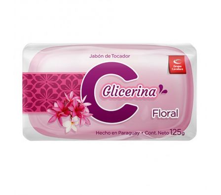 JABON C GLICERINA FLORAL 125gr