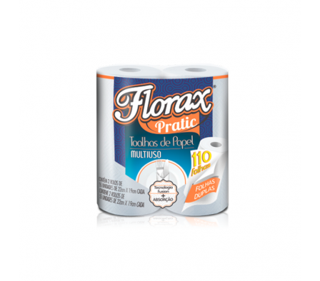 TOALLA COCINA FLORAX 2x110c