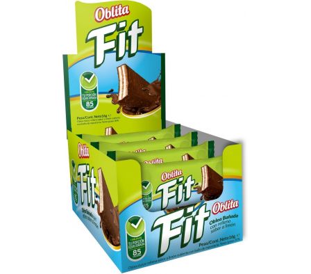 BARRITA OBLEA FIT C/LIMON 16gr X 24