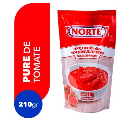 PURE DE TOMATE NORTE 210gr