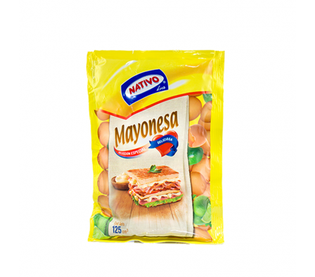 MAYONESA NATIVO SOBRE 125 ml 