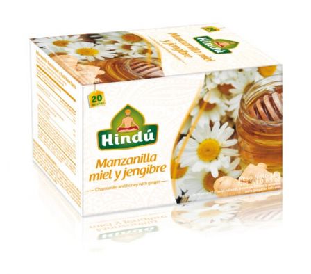 TE HINDU MANZANILLA ,MIEL Y JENGIBRE 20 SAQ