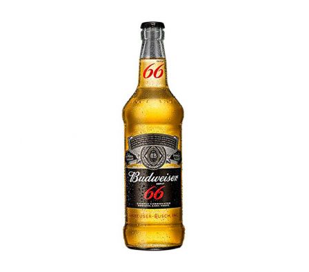 CERVEZA BUDWEISER 66 CADILLAC 550ml Bot.