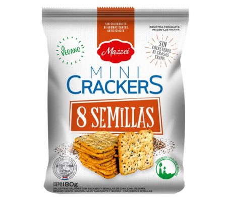 GALLETITA CRACKER 8 SEMILLAS MAZZEI 180gr