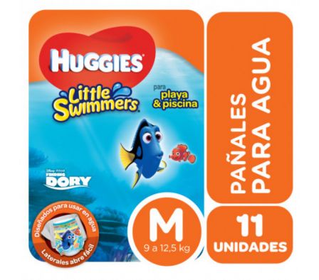 PAÑAL HUGGIES LIT SWIMMERS G/XG REG 8X10UN