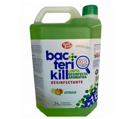DESINFECTANTE BASE BASE BACTERIKILL CITRICO 5 LTS