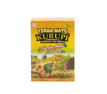 YERBA KURUPI JENGIBRE/MENT/TE VERDE 250gr