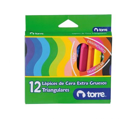 LAPIZCERA 12 COLOR TRIANG MAGIA x12 TORRE