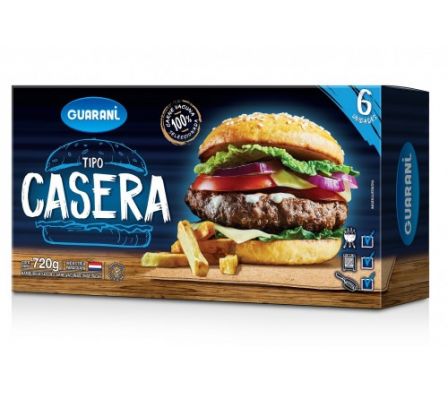 HAMBURGUESA GUARANI T. CASERA x6un