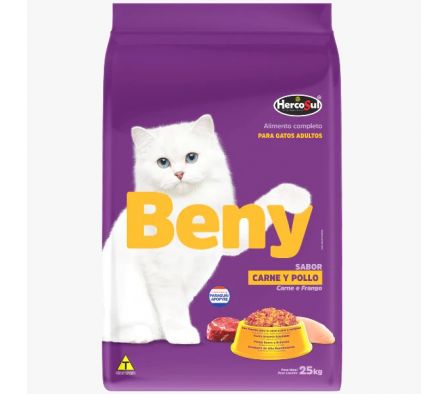 ALIMENTO P/GATOS BENY 25Kg BOLSA