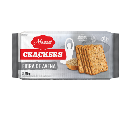 GALLETITA MAZZEI CRACKERS FIBRA DE AVENA 190GR.