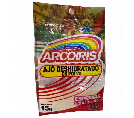 AJO EN POLVO DESHIDRATADO ARCO IRIS 15gr