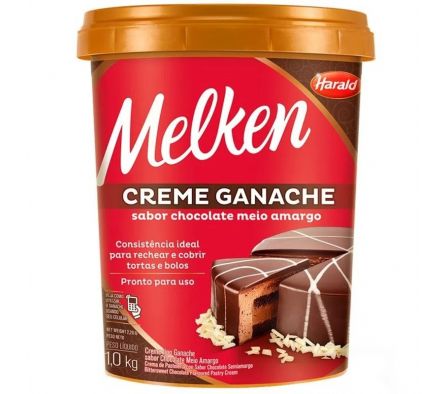 CREMA GANACHE SEMIAMARGO 1kg HARALD
