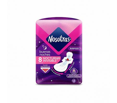 TOALLA HIGIEN.NOSOTRAS B.NOCHES x8un