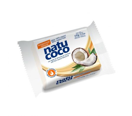 JABON DE COCO PURO NATU COCO BLANCO 100gr