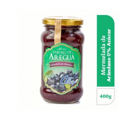 MERMELADA AREGUA 0 AZUCAR ARANDANO 400gr
