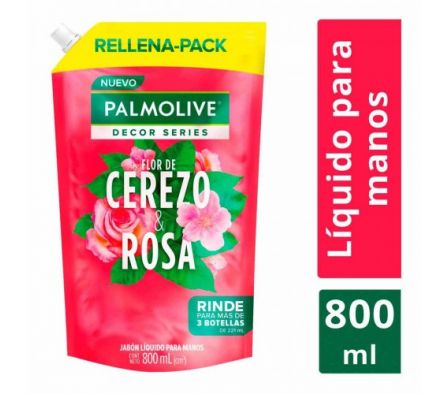 JABON LIQ.PALMOLIVE CEREZO/ROSA 800ml SACHET