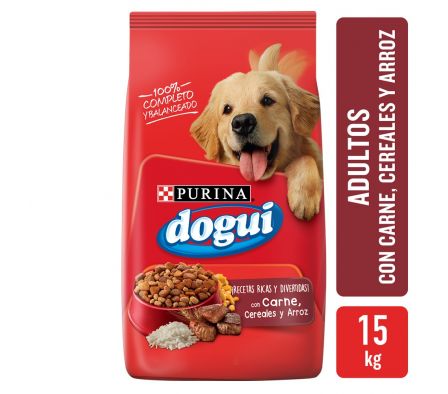 ALIMENTO PERRO DOGUI CARN/CEREAL/ARROZ 15kg