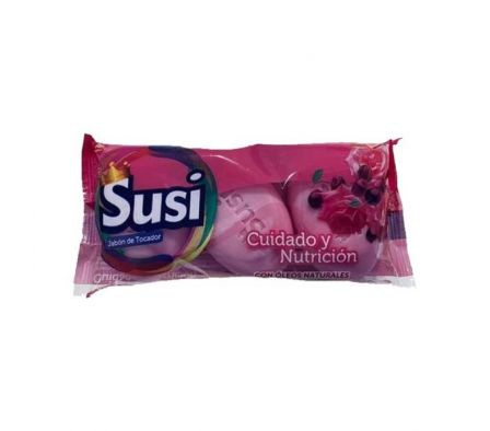 PACK x3 JABON SUSI ROSAS/CEREZAS 80gr