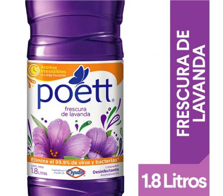 LIMPIADOR LIQUIDO POETT LAVANDA 1.8Lt