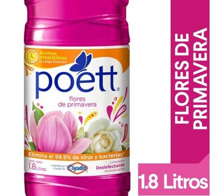 LIMPIADOR LIQUIDO POETT PRIMAVERA 1.8 LT