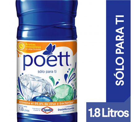 LIMPIADOR LIQUIDO POETT SOLO PARA TI 1.8 LT