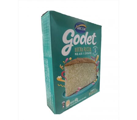 BIZCOCHUELO GODET VAINILLA 480 GR