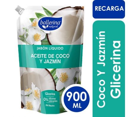 JABON LIQ.BALLERINA COCO/JAZMIN 900ml DP