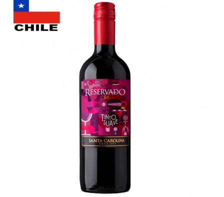 VINO SANTA CAROLINA TINTO SUAVE 750ml