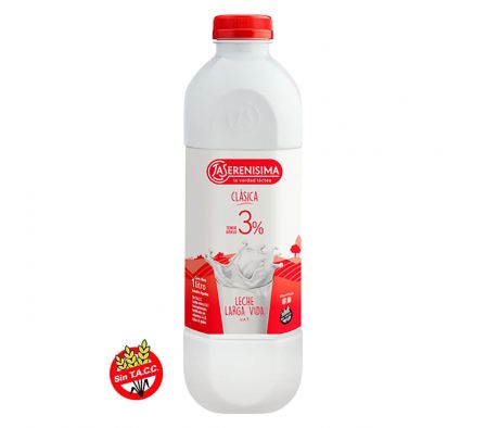 LECHE UAT LA SERENISIMA BOTELLA 1LT