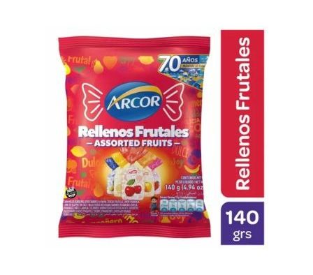 CARAMELO ARCOR FRUTALES 140gr