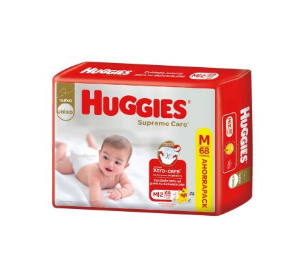 PAÑAL HUGGIES SUPREME CR MED.68un