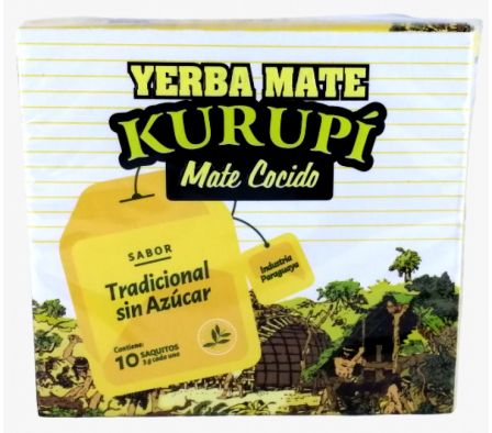MATE COCIDO TE GUARANI S/AZUCAR 10un