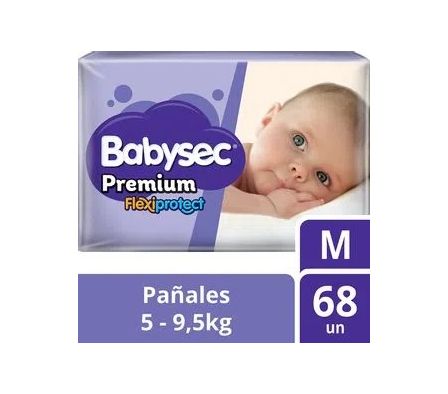 PAÑAL BABYSEC PREMIUM JUMBO MED.68un