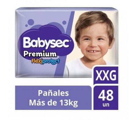PAÑAL BABYSEC PREMIUM JUMBO XXG 48un