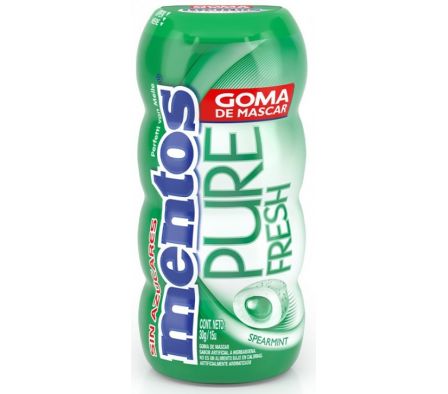 CARAMELO MENTOS POKET MENTA VERDE 30gr.pote