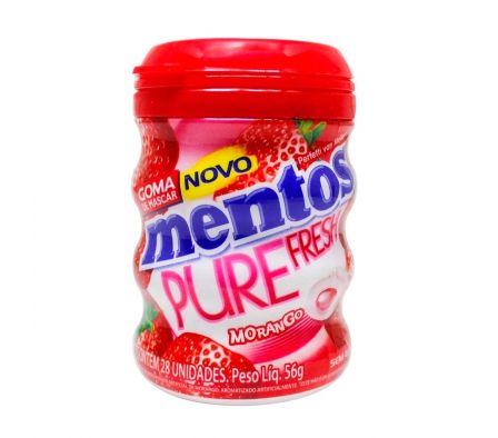 CARAMELO MENTOS FRUTILLA POTE 80 gr.