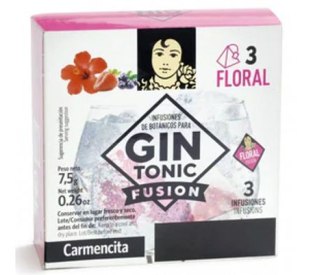CARMENCITA INFUSION FLORAL GIN TONIC 10un