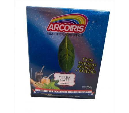 YERBA ARCOIRIS MENTA/BOLDO 250gr