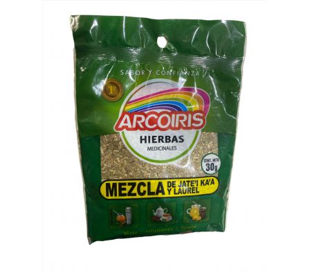 MEZCLA JATE'I KA'A Y LAUREL ARCOIRIS 30GR