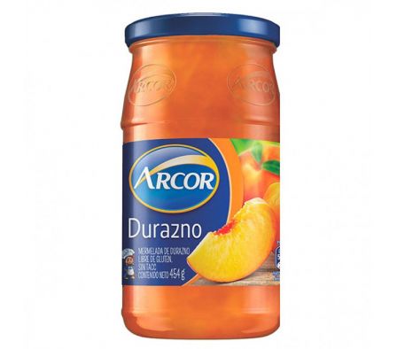 MERMELADA ARCOR DURAZNO 454 GR