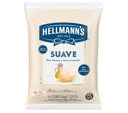 MAYONESA HELLMANS SUAVE BOLSA 2,865kg