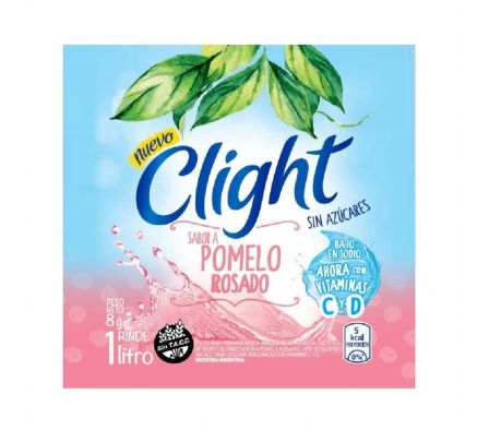 REFRESCO CLIGHT POMELO ROSA 8GR